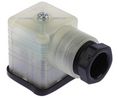 GDML 2P+E DIN 43650 A, Female Solenoid Valve Connector, with Indicator Light, 24 V dc Voltage